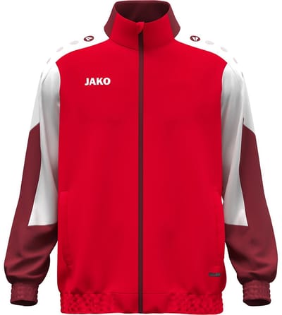 Jako Dynamic Presentatiejack - Rood / Wit / Donkerrood | Maat: S