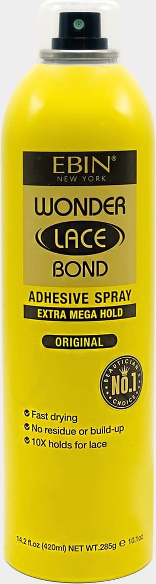 Ebin New York | Wonder Lace Bond Spray | Extreme Mega Hold | 420ml
