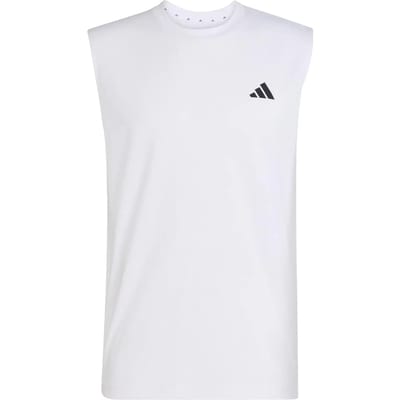 Adidas Performance Workout Essentials Feelready Mouwloos T-Shirt - Heren - Wit