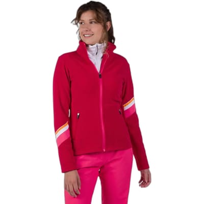 Rossignol Strawpile Fleece Met Volledige Rits Rood,Roze L Vrouw