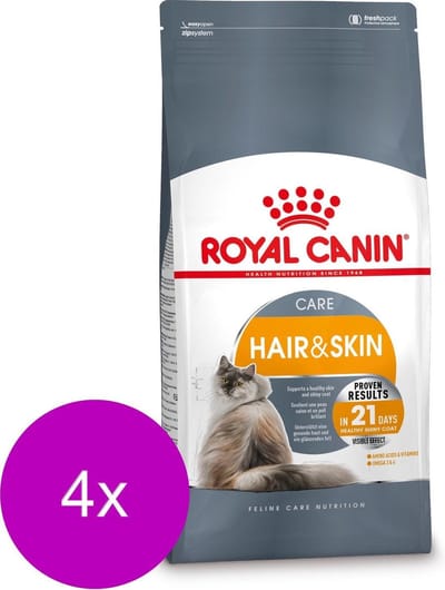 Royal Canin Hair & Skin Care - Kattenvoer - 4 x 4 kg