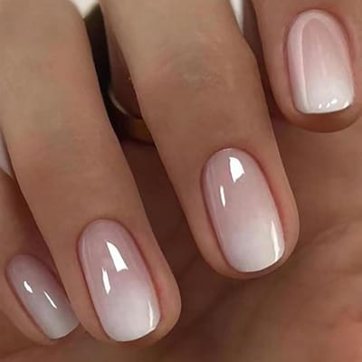 Set van 24 Korte Vierkante Druknagels met Design - Franse Acryl Nagels, Herbruikbare Glanzende Chrome Valse Nagels, Volledige Bedekking