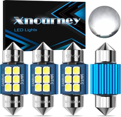 LED Lamp 31 mm - Interieurverlichting Auto - Binnenverlichting Auto - CANBUS Foutloos - 6500 Kelvin Wit