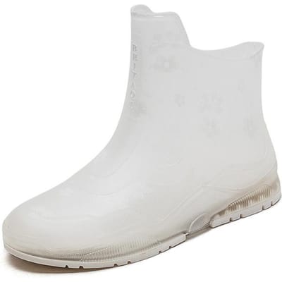 Regenschoenen voor dames, antislip, rubberen schoenen voor meisjes, transparante korte laarzen 38
