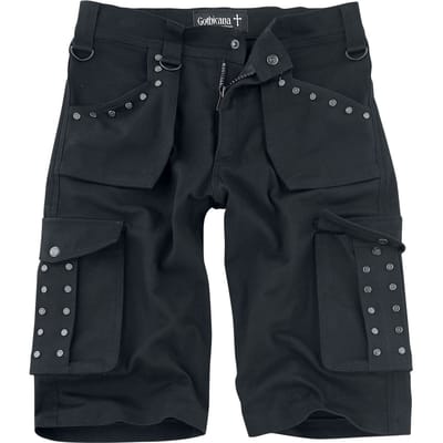 Gothicana by EMP - Gothic Shorts - Saviour - M tot 3XL - voor Mannen - zwart
