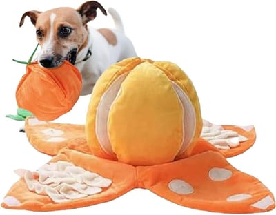 Honden Snuifmat - Interactief Voedselspel - Mentale Stimulatie - Met Piepende Elementen - 26 x 20 x 20 cm - Veelkleurig