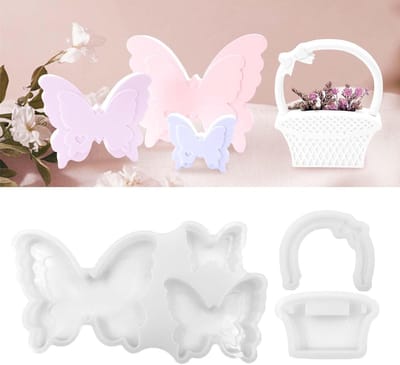 Siliconen Vormgeving van Vlinders en Bloemen voor Tuinaccessoires en Decoratie