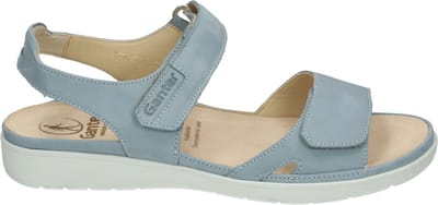 Ganter - 200123 GINA - Platte sandalenDames Sandalen - Kleur: Blauw - Maat: 38