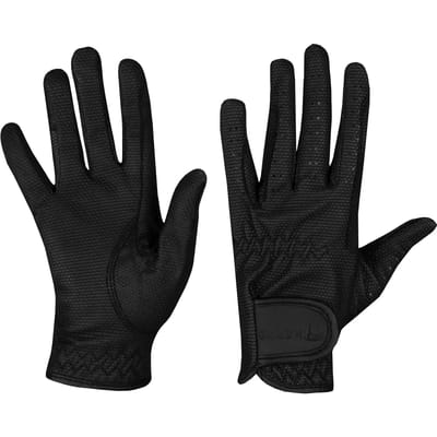 Horka - Paardrijhandschoenen Serino - Zwart - Maat XS