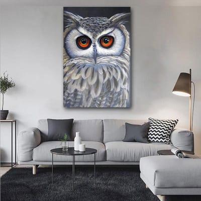 5d bricolage hibou broderies Diamants peint à la main diamant cadeau mosaïque diamant peinture broderie complète 20X30 gray