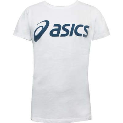 Asics Logo Dames Wit T-Shirt
