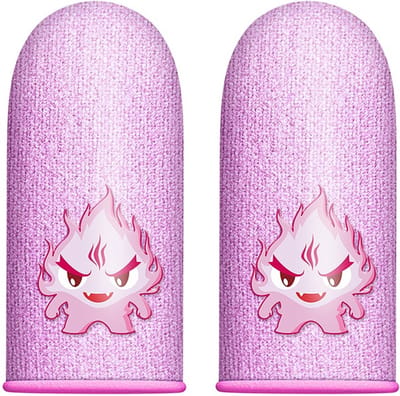2 Stuks Vingertop Beschermers voor Gamen – Ademende Vinger Covers Gaming – Roze – Set van 2 vingertop beschermers – Ademende vinger covers – Roze – gamen – Comfortabele en ademende bescherming