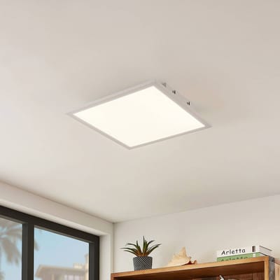 Lindby LED paneel Quais, 40 x 40 cm, wit, aluminium, 4.000K