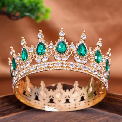 Halloween Couronne Ronde Coiffe Mariée Robe de Mariée Couronne Accessoires Anniversaire Couronne de Cheveux Accessoires de Cheveux Industrie Lourde Accessoires de Cheveux white
