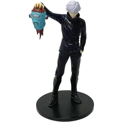 17-19CM Anime Jujutsu Kaisen Gojo Fushiguro Megumi Figuur Drie Model Speelgoed Cadeau Verzameling Decoratie PVC black