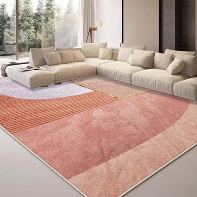 Modern Abstract Tapijt Woonkamer Groot Oppervlak Tapijt Antislip Slaapkamer Garderobe Decoratie Kleed Wasbaar Sofa Salontafel Mat 80*120cm