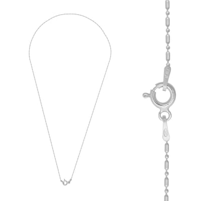 WeLoveSilver - zilveren ketting - 925 sterling - ovale en ronde schakels