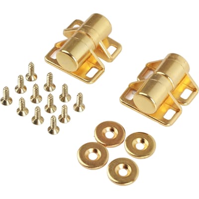 4 Stuks Vintage Zinklegering Magnetische Deurvangers Hardware Beslag Kast Kledingkast Accessoires Goud