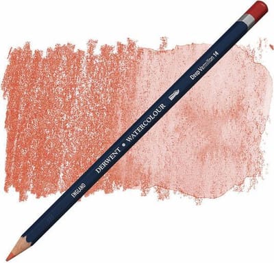 Derwent Watercolour Potlood - Deep Vermilion 14
