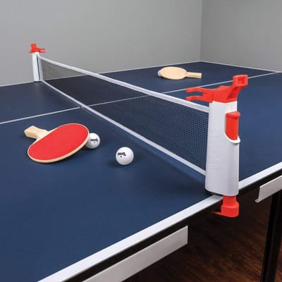 Tafeltennis Net Set - Pingpong Net - Overal Spelen - Intrekbaar Net - 5-FT - Wit Oranje