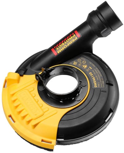 DeWalt DWE46150 - Beschermkap Met Stofafzuiging - 125mm - AirLock Systeem - Voor Haakse Slijpers