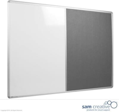 Whiteboard Prikbord Combi board 60x120 cm | Whiteboard-Prikbord combinatie | Sam Creative whiteboard