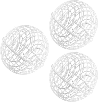 Kippenballen - Huisdierverblijf - Buitenleven - Bescherming tegen roofdieren - 3 stuks 20 cm - Wit