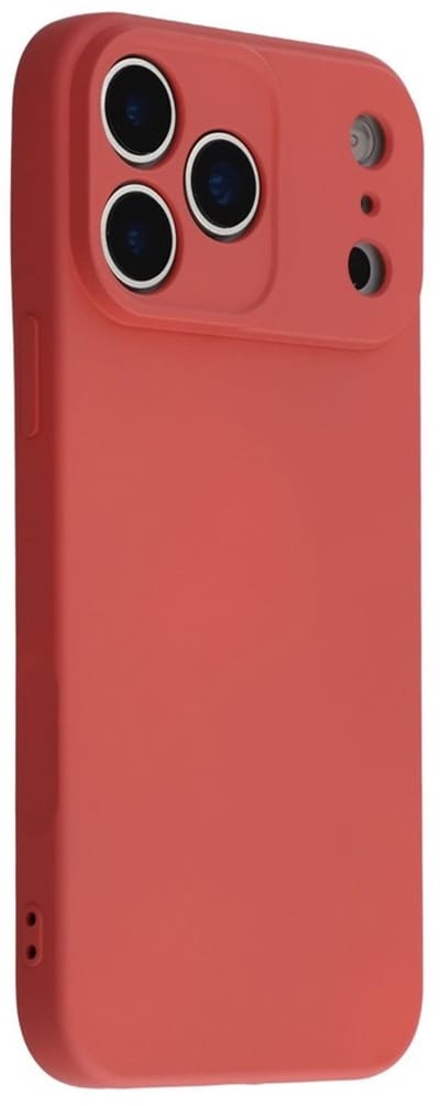 Amorus Hoesje - Geschikt voor iPhone 17 Pro Max Hoesje - Amorus Colour TPU Back Cover - Indian Red