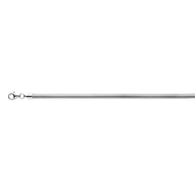 Zilver gerhodineerd slang armband bol 4,2 mm - 1340545