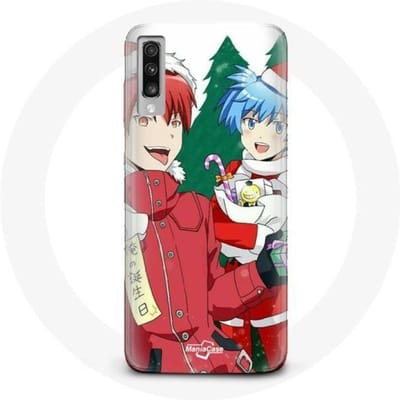 Coque pour Samsung Galaxy A50 Karma et Nagisa Assassination Classroom Anime Christmas day
