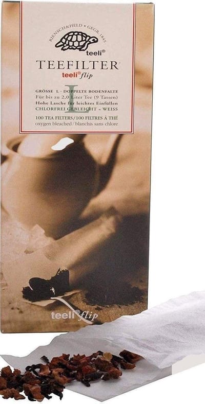 Teeli Flip - Theefilters L- Papier - Wit - 100 Stuks