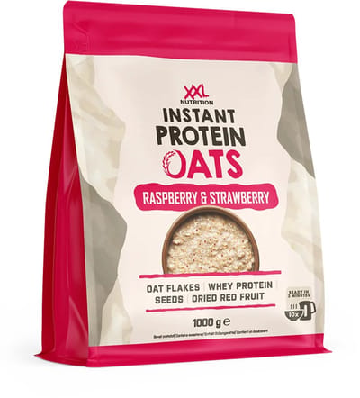 XXL Nutrition - Instant Protein Oats - Aardbei Framboos - Eiwit Havermout - 1000 g