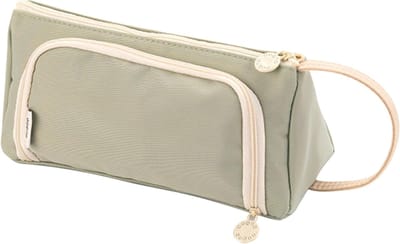 Ruime Pennenbak voor Meisjes en Jongens, Eenvoudige Stationery Organizer voor School en Kantoor, Lichtgroen, Perfect voor Studenten en Volwassenen