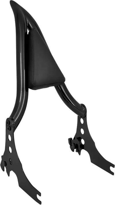 Motorfiets Rugsteun - Passagiers Comfort - Lange Afstand Rijden - Afneembaar Ontwerp - 48x33x15 cm - Zwart