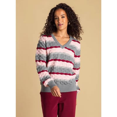 IVY BEAU Annalina Tops - Dark Grey/Multi-Colo - maat 42