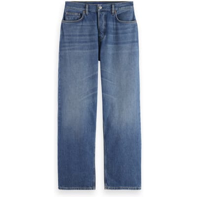 Scotch & Soda The Pitch Loose Jeans Bring The Blue Bring The Blue Size: W32L34 | Relaxed Outlet | Heren | Blauw