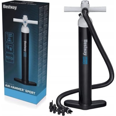 Bestway Handpomp Sport 25x10,5x65 cm Opblaasbaar en Kamperen 62227