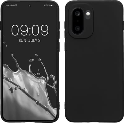 kwmobile telefoonhoesje geschikt voor OnePlus 15R - Hoesje voor smartphone - Back cover in mat zwart