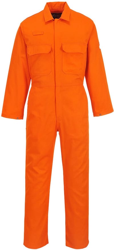 Portwest Bizweld Vlamvertragende Overall BIZ1 - Oranje - S