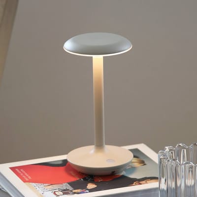 Markslöjd LED tafellamp Petit, greige, aluminium, IP44