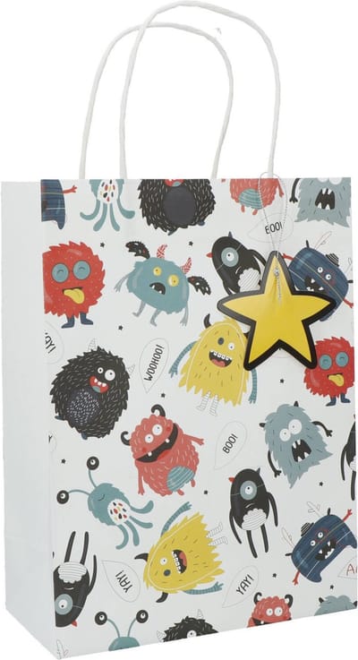Folat - Uitdeelzakjes Monster Bash - 6 stuks - 27 x 20 cm