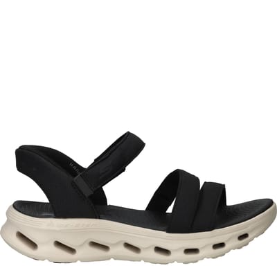 Skechers Slip-ins Go Walk Glide Step 2.0 Ella zwarte sandalen