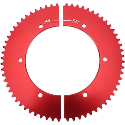 Universeel Gespleten Tandwiel 35 Ketting 64 Tanden Achter Gespleten Tandwiel Vervanging voor Predator 212cc 196cc 6.5pk 7.0pk Mini red