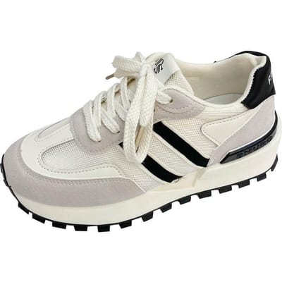 Diksoldige Forrest Gump Schoenen Dames Lente Nieuw Retro Wafel Taille Ademend Alles-match Sport Papa Schoenen 40