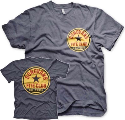 Ray Donovan Heren Tshirt -S- Donovans Fite Club Blauw