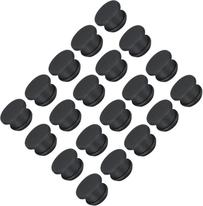 30x Siliconen Vulpluggen Rond 12mm - Rubber Afdekdoppen voor Panelen en Waterdichte Afdichting