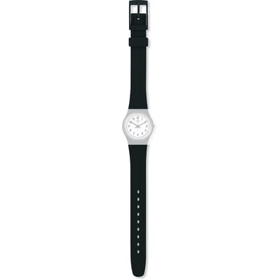 Swatch Plastic - Originals Small (25mm) - L ALB184 LB184 Something Black Horlogeband