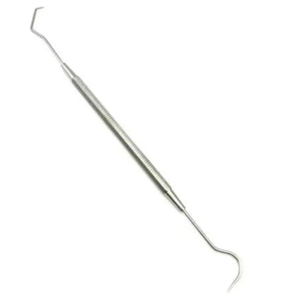 Tandsteenhaak - Tandartshaak - Tandsteen verwijderen - Mondverzorging tool - Mondhygiëne - 17cm - Metaal - Scherp - Jonyx