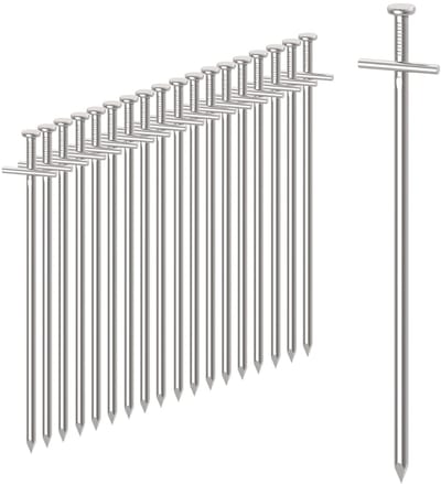 Dailygoods- Tentharingen 23 cm - Stalen Tentharingen - Robuust voor Outdoor - Ideaal voor Harde Ondergrond - 50 Stuks - Sterke Grip - Grondpennen