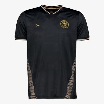 Dutchy Dry heren voetbal T-shirt zwart - Maat L